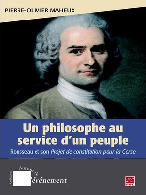 cover image of Un philosophe au service d'un peuple